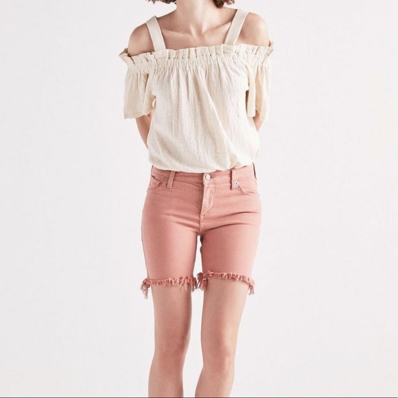 NWT Lucky Brand 🍀 Ava Mid Rise Jean Short